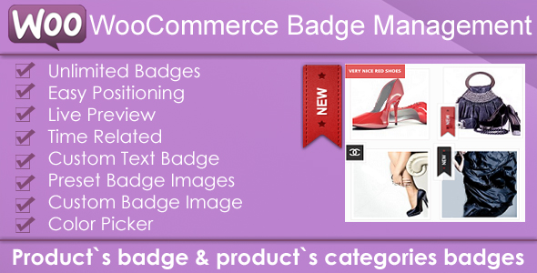 WooCommerce Badge Management